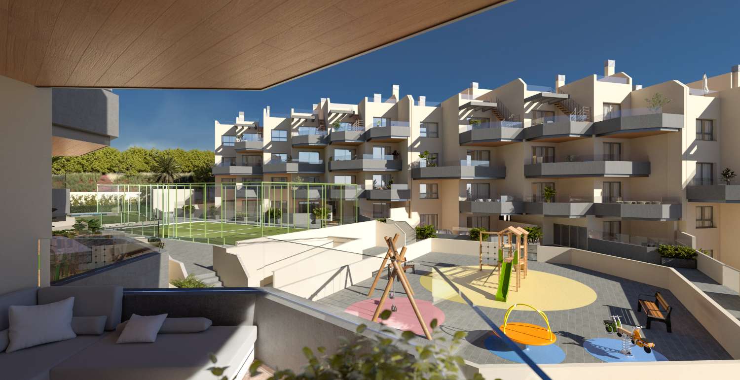 ¡Modernos apartamentos junto a la playa!