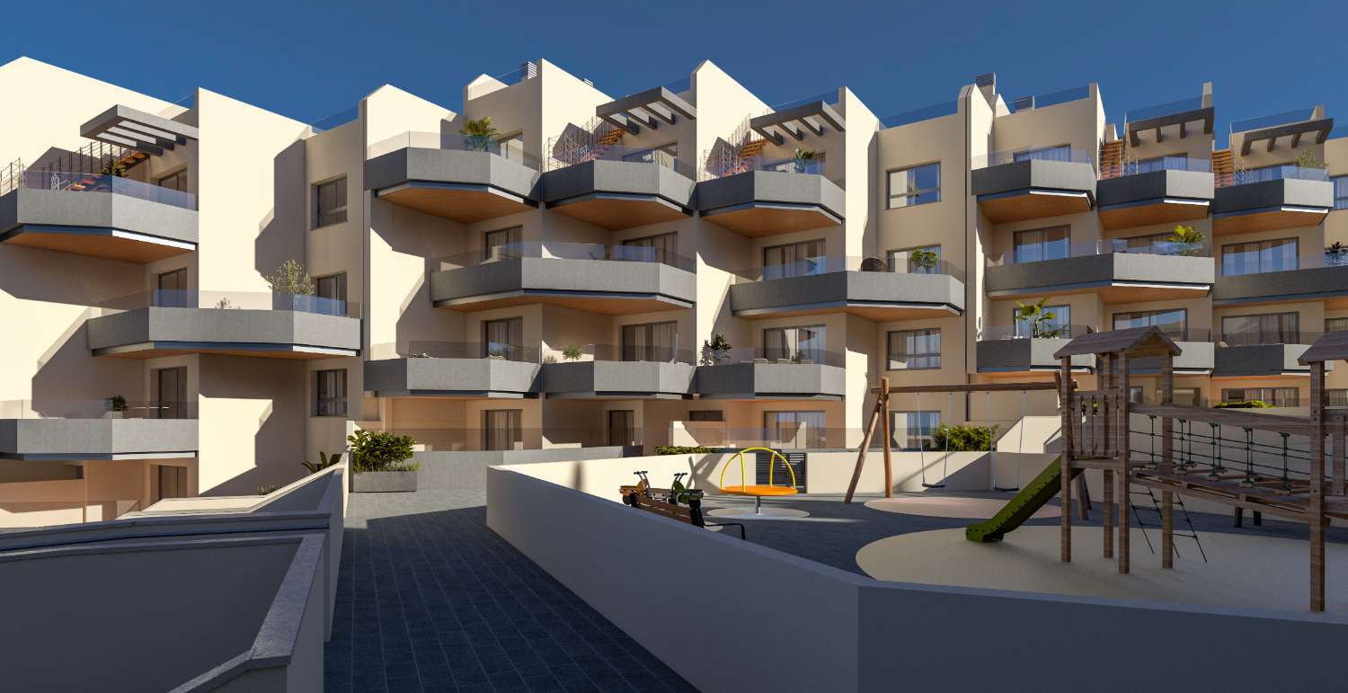 ¡Modernos apartamentos junto a la playa!