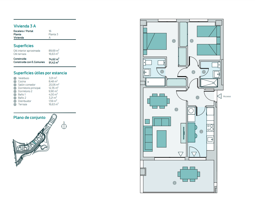 New residential complex next to Calabajío Beach!