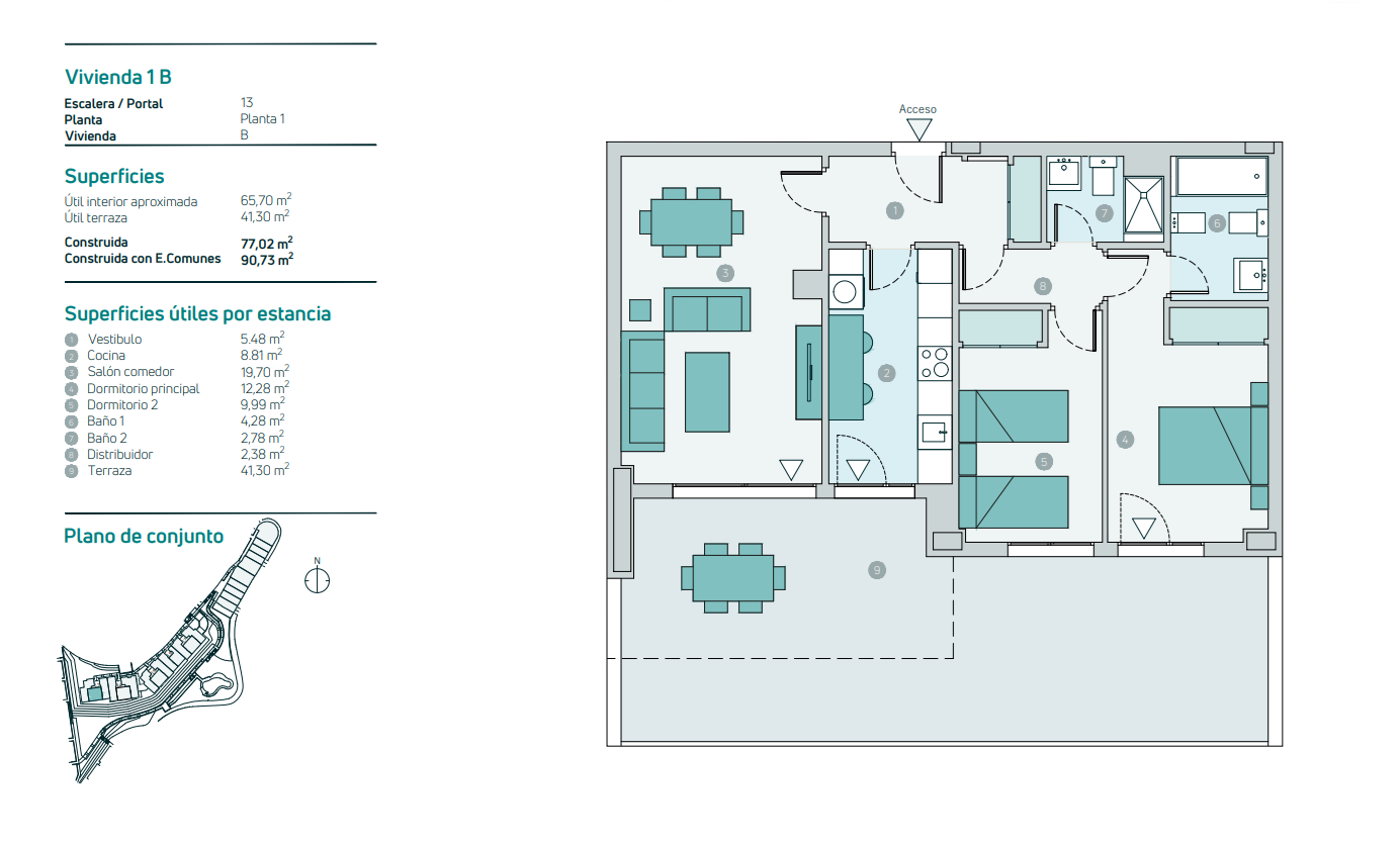 New residential complex next to Calabajío Beach!