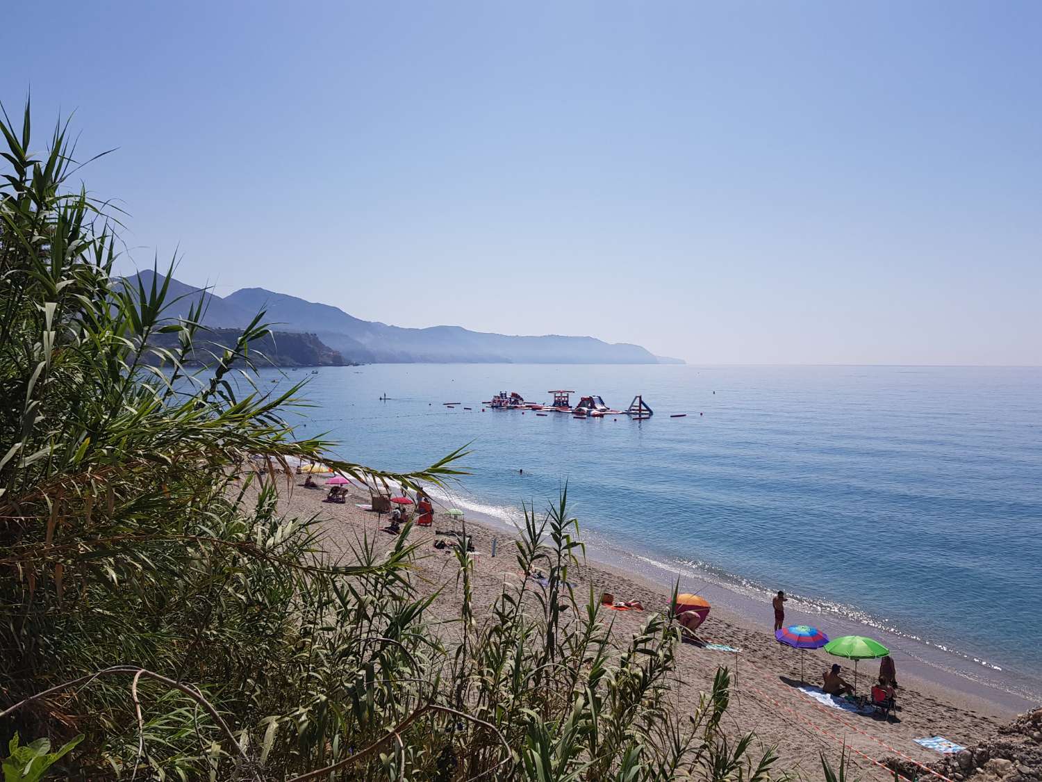 Terraced house with large terraces in Burriana, Nerja